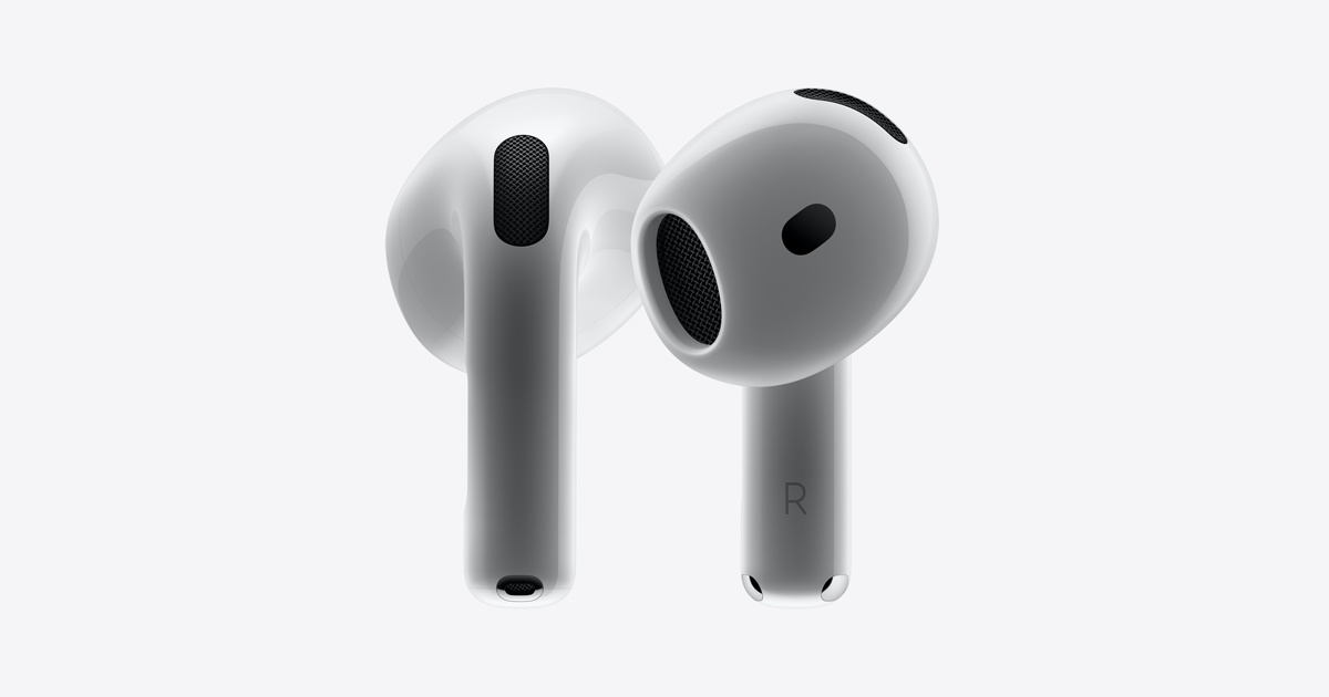 AirPods 4 Apple écouteurs blancs sans fil - Boutique Celine Phone