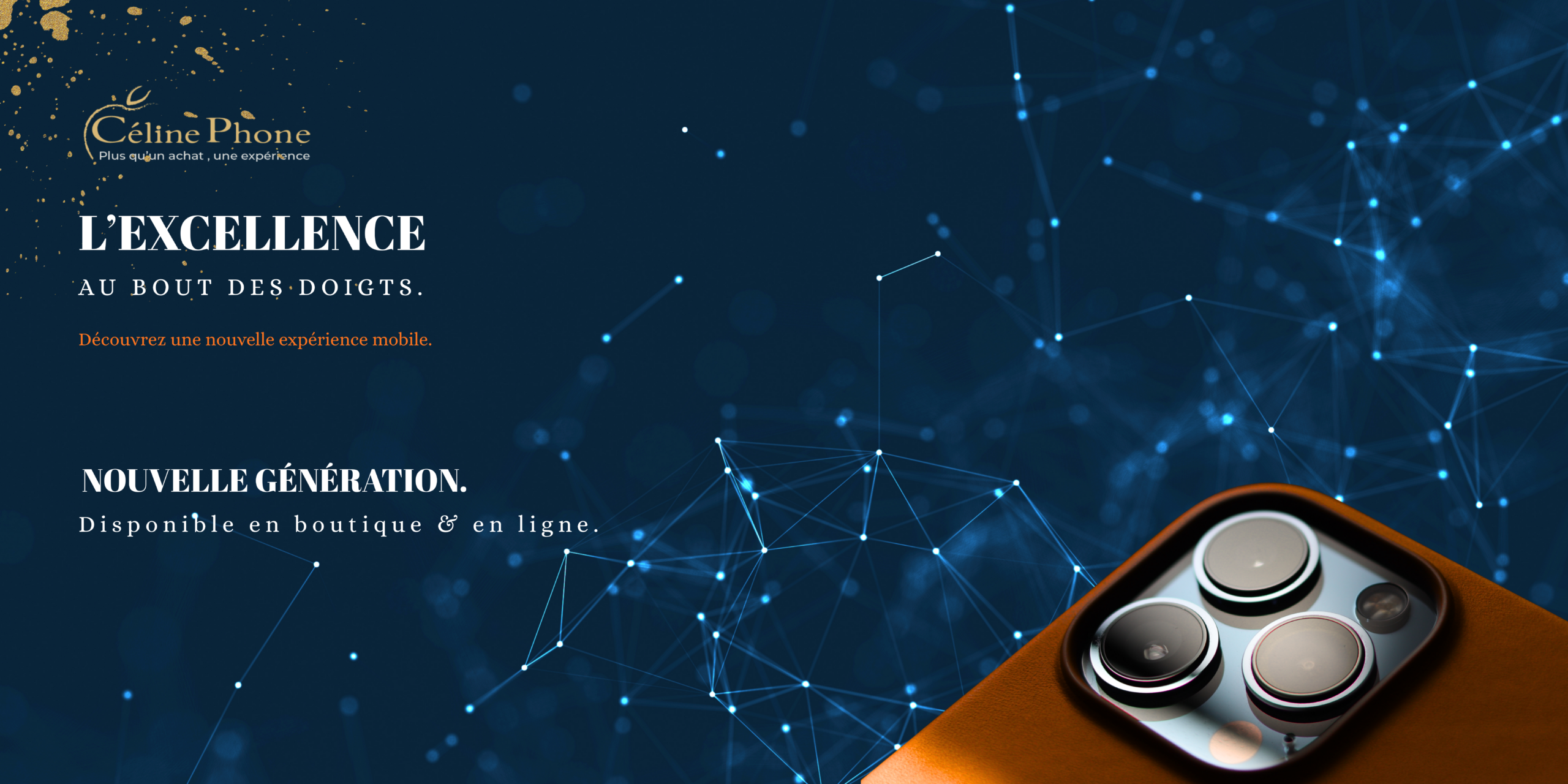banner celine phone